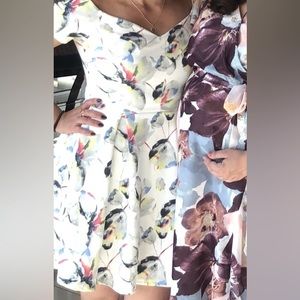 Lush mini floral dress